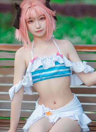Cosplay 海藻酸钠 阿福jk 阿福泳装 Ray