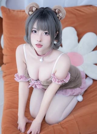 Cosplay 清水由乃 – 甜心熊