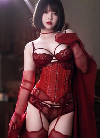 Cosplay 半半子Banbanko RED 赤红VOL.03