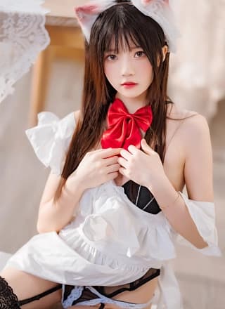 桜桃喵 Cosplay 长裙妹抖
