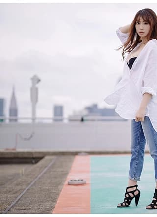 Tomomi Morisaki 森咲智美, 周刊ポストデジタル写真集 『500万人のおっぱい』 Set.01