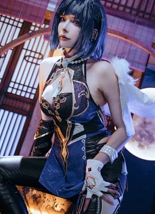 Cosplay 夏小秋秋秋 夜兰