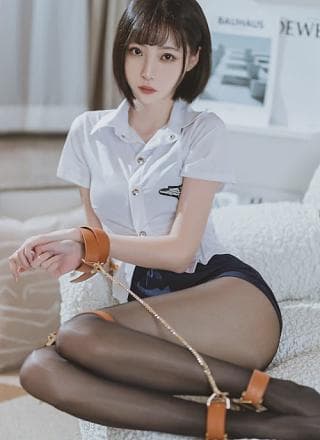 Cosplay 许岚LAN – 束缚黑色丝袜