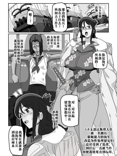 拥有催眠能力的恶心海兵把达斯琪变成飞机杯的故事 [江之下流个人机翻润色]  [ゴル] 催眠能力持ちのキモ海兵にたしぎがオナホにされる话