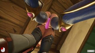 Alexstrasza gets dildo banged