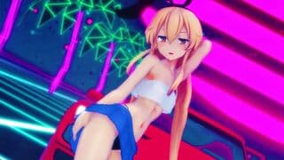 岛风兔女郎湿身热舞诱惑 [MMD]