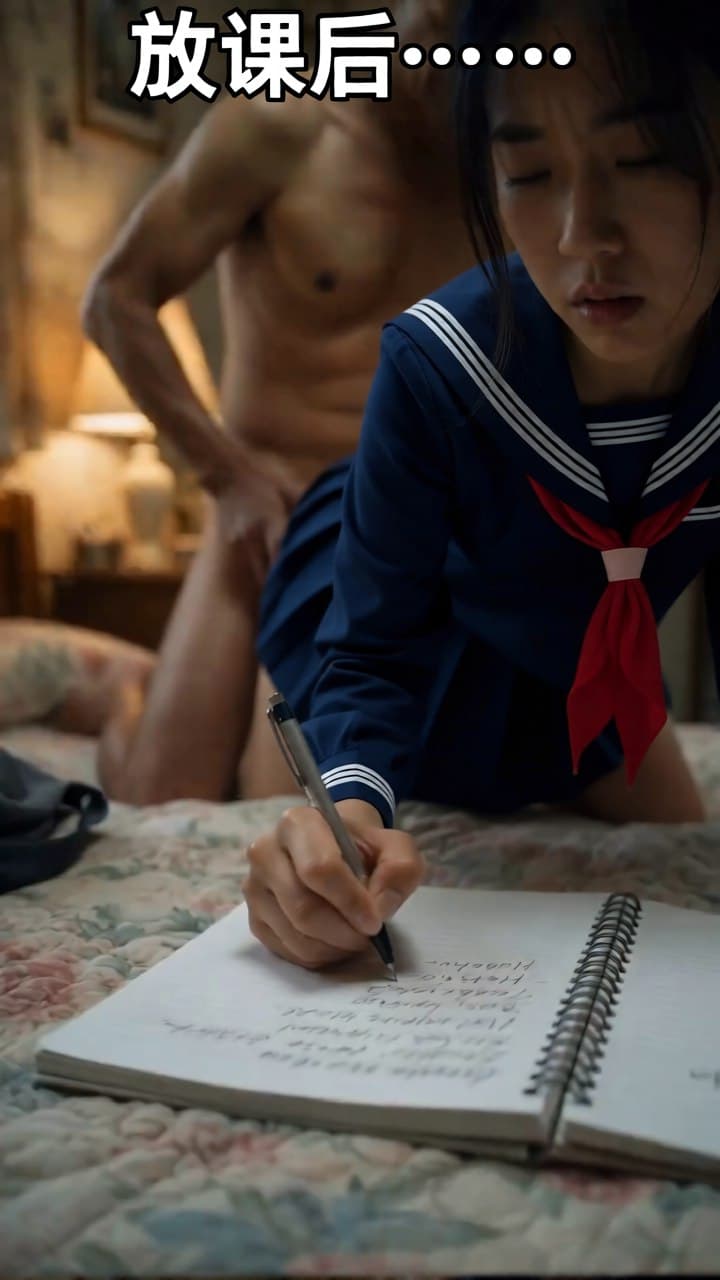 放课后，两个叔叔接我回家