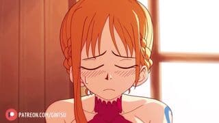 鸡巴深深插进娜美逼里猛烈撞击