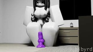 Time stop guy with horny big sis