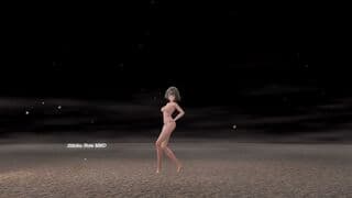 少女粉嫩小穴随着舞步慢慢展露【MMD】