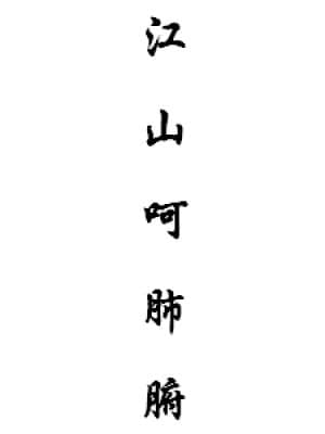 江山呵肺腑