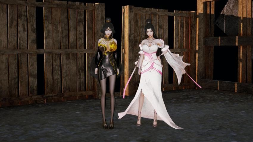 【AI绘画】 完美世界瞎玩 云曦 魔女 天狐 月婵 火灵儿