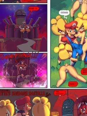 [Fred Perry] Bowsette\\\'s Bondage Bastille (New Super Mario Bros. U Deluxe)库巴姬的束缚性交监狱(新 超级玛利欧兄弟U)