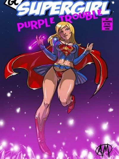 Supergirl Purple Trouble