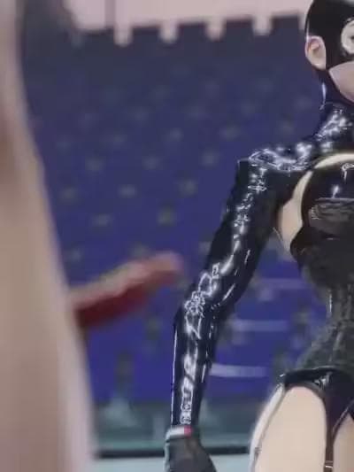男女格斗 野性の美兽 vs 变态男 里【R18】 [Mazo Buta]