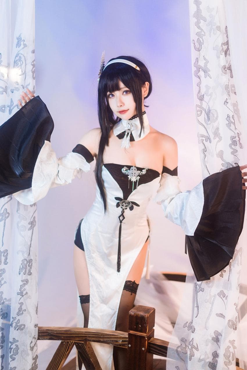 [Momoko葵葵]碧蓝航线镇海 默认皮肤＆奇奢花苑