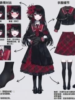 【YEE42】魔法少女的魔女审判角色设计图
