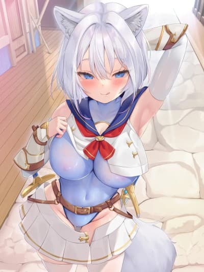 [暁の繁体翻訳] [圣华快楽书店 (よろず)] 白狼剣士ハティちゃんのえっちな冒険の书 [中国翻訳] [DL版]