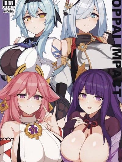 (C102) [巨人港 (とよ)] OPPAI IMPACT (原神) [中国翻訳]