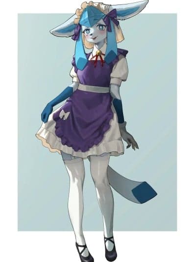 [路的个人汉化] [Gudl] 使用昏睡红茶的女仆冰伊布