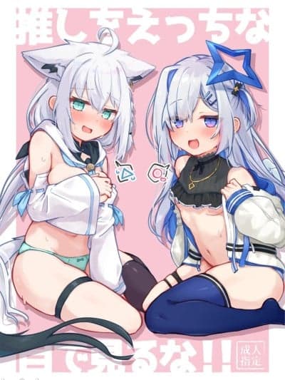 [不咕汉化组] (C105) [とみょーかせいしじょう (とみょー)] 推しをえっちな目で见るな！！ (白上フブキ、天音かなた) [中国翻訳] [DL版]