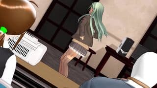 MMD-铃谷跳脱衣舞赚钱