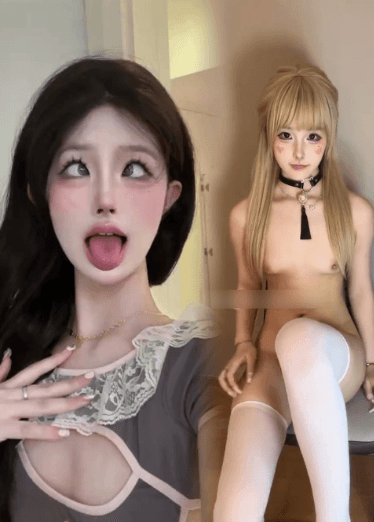 【抖音顶级精神小妹p酱】拥有20w粉丝的网红，在抖音只能看到她穿衣服样子，推特却能看到她全裸跳舞！