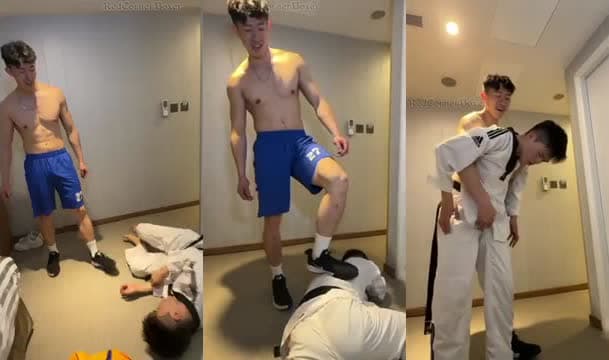 肌肉痞帅体育生s虐跆拳道骚狗（免费福利）