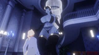 阿祖利斯：终极精液女魔！（巨型女魔吞噬）