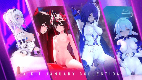 3D【原神&崩坏】AKT 最新2-3月【 51独家片段合集】
