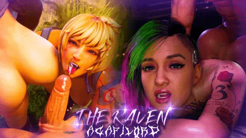 THE RAVEN | 双穴齐开，肛门的爆操