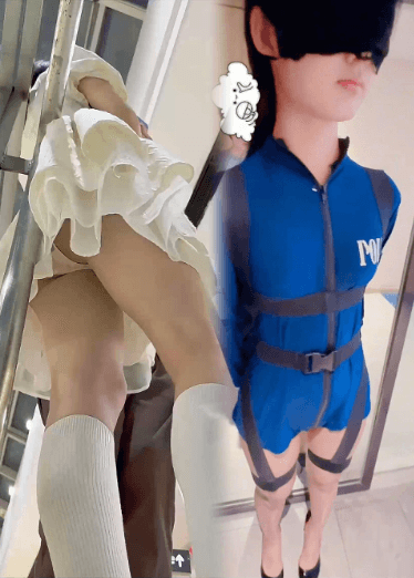 【真实兄妹乱伦预览】商场忍不住把妹妹摸高潮了，回酒店穿上女警服cos开始操，男朋友还没做过