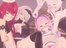 四位人气偶像的盛大狂欢[委托作品]