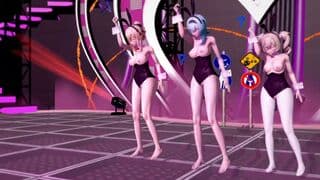MMD-优菈、琴、芭芭拉的三人性感舞蹈
