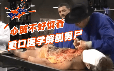 【暗网重口】医学解刨男尸，心脏不好慎看！